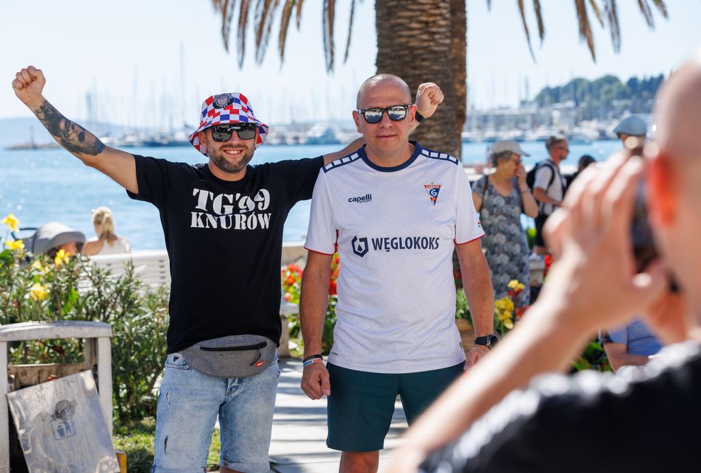 Navijači poljskog Gornika u Splitu