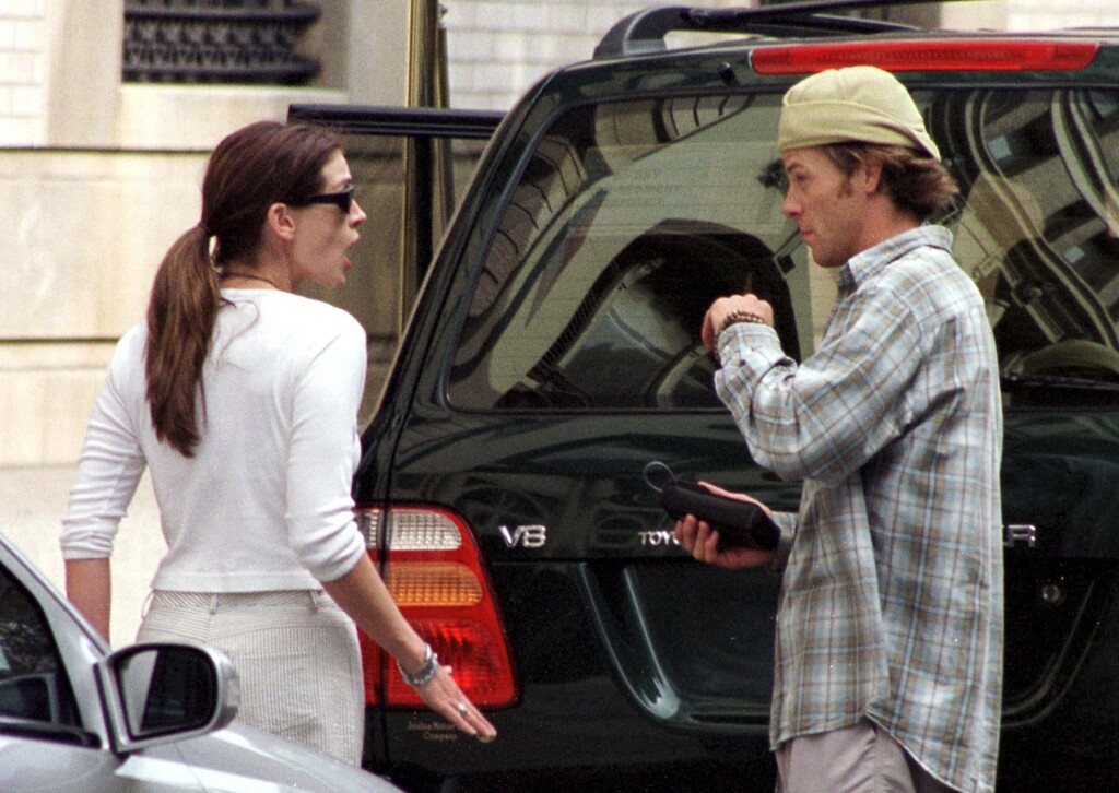 Julia Roberts i Danny Moder 2002. godine, nekoliko mjeseci nakon tajnog vjenčanja