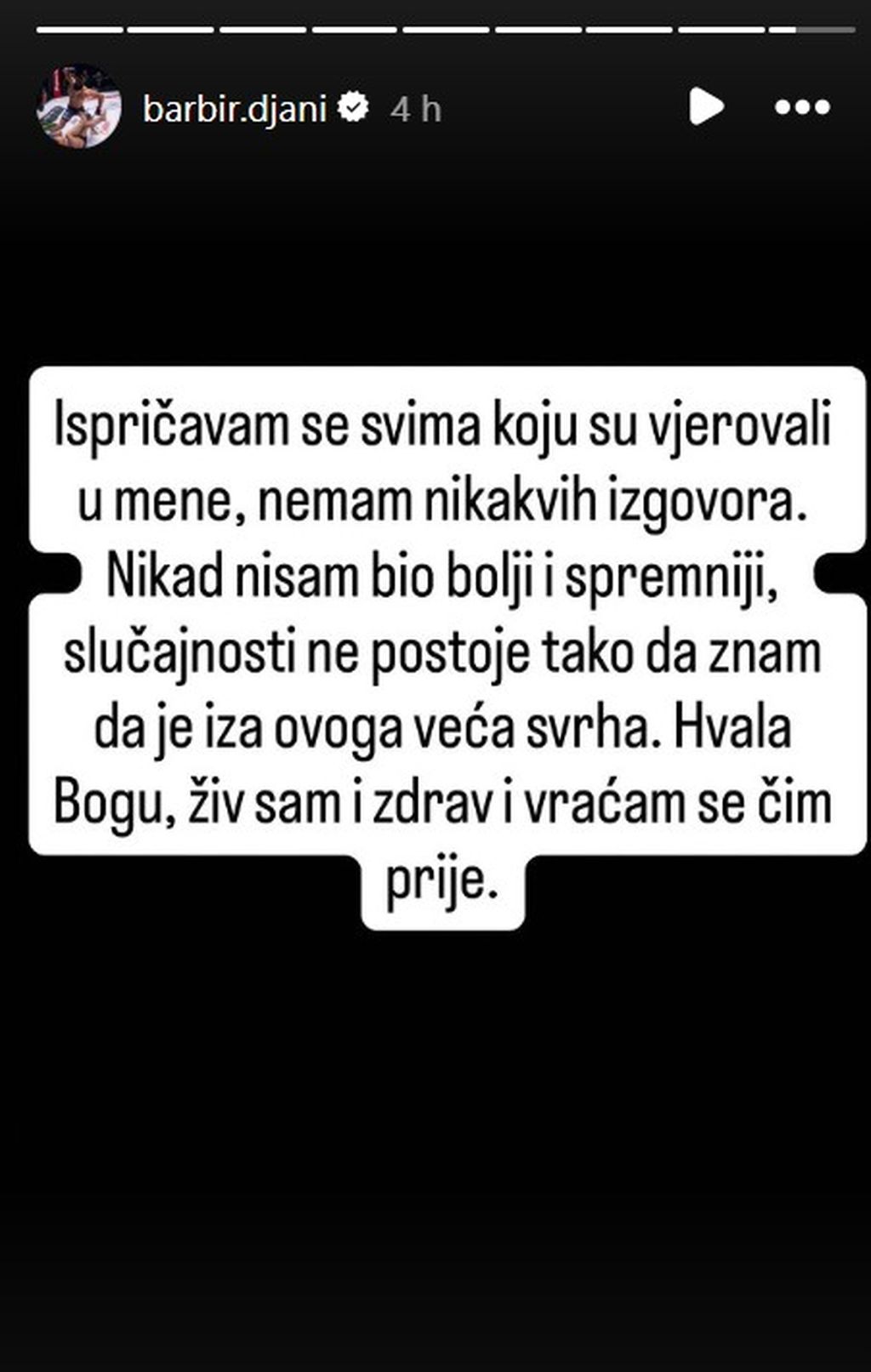 Đani Barbir na Instagramu