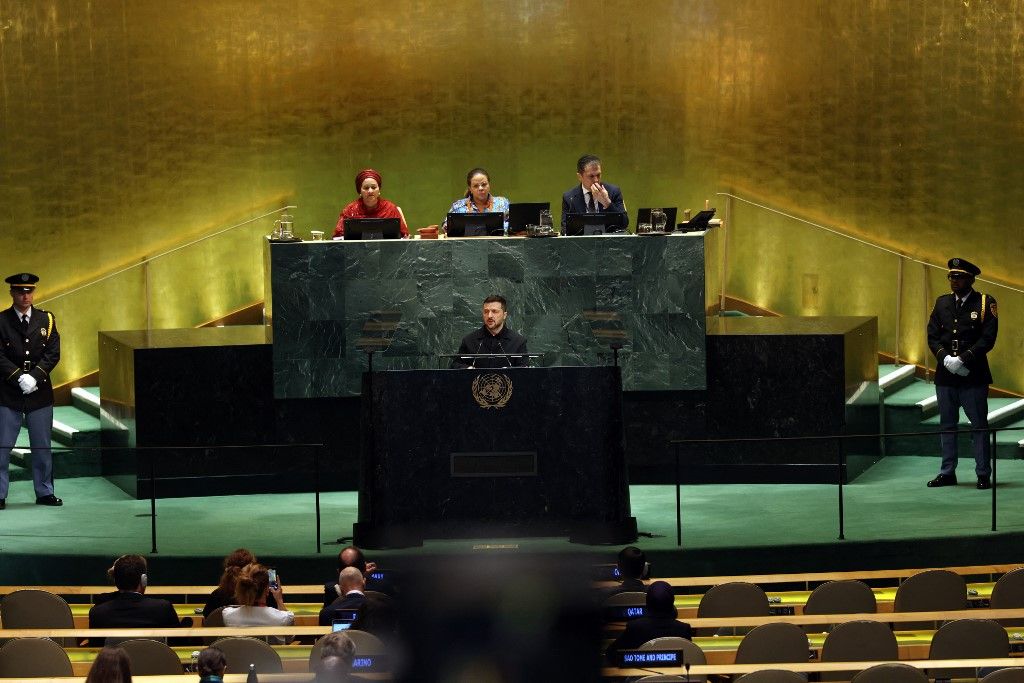 Predsjednik Ukrajine Volodimir Zelenskij pred Općom skupštinom UN-a - 4