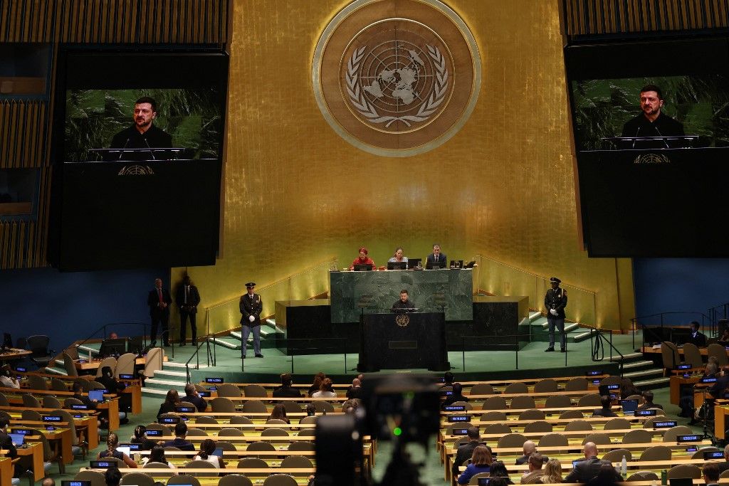Predsjednik Ukrajine Volodimir Zelenskij pred Općom skupštinom UN-a - 4
