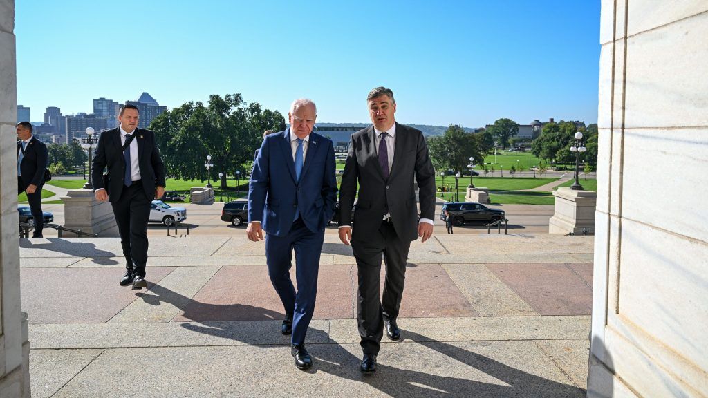 Predsjednik Milanović i guverner Tim Walz