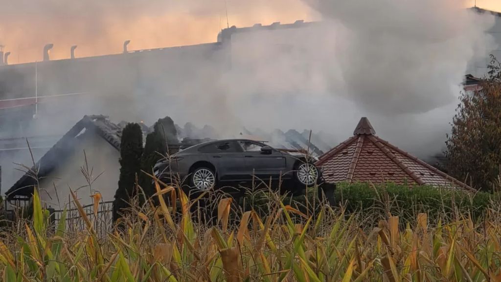 Požar u garaži kod Požege