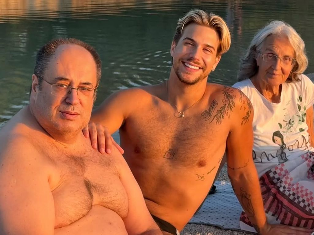 Marco Cuccurin s tatom i bakom