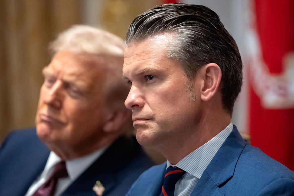 Američki predsjednik Donald Trump i ministar obrane Pete Hegseth