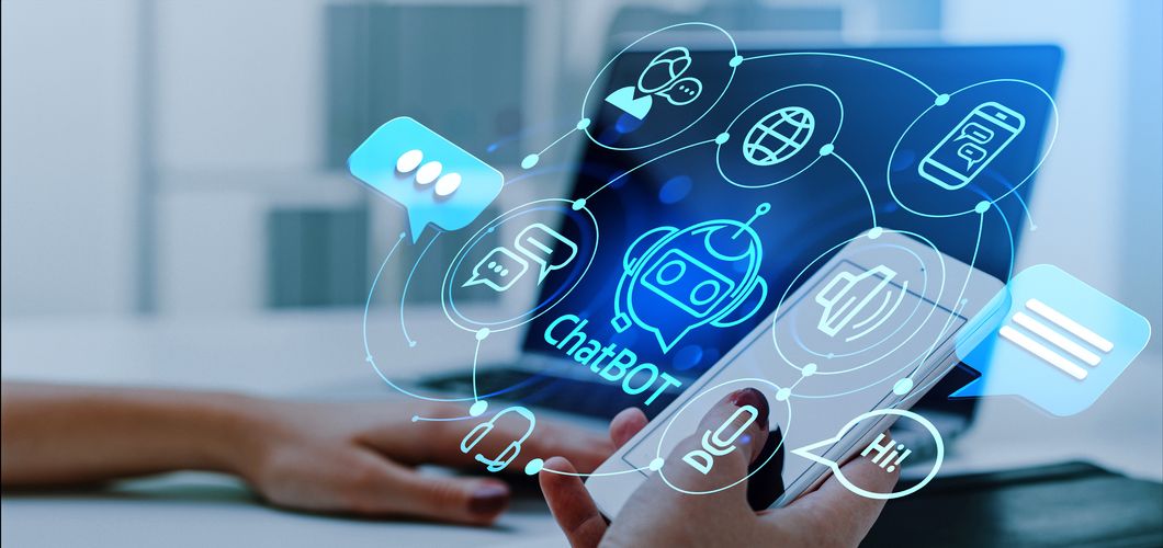Chatbot. ilustracija