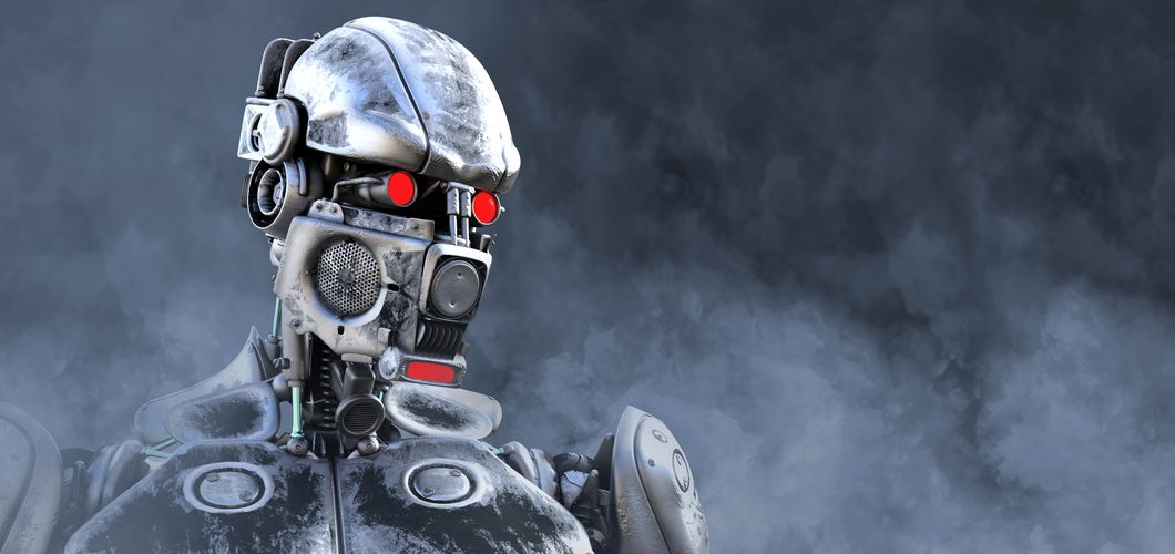 Opasan robot, ilustracija