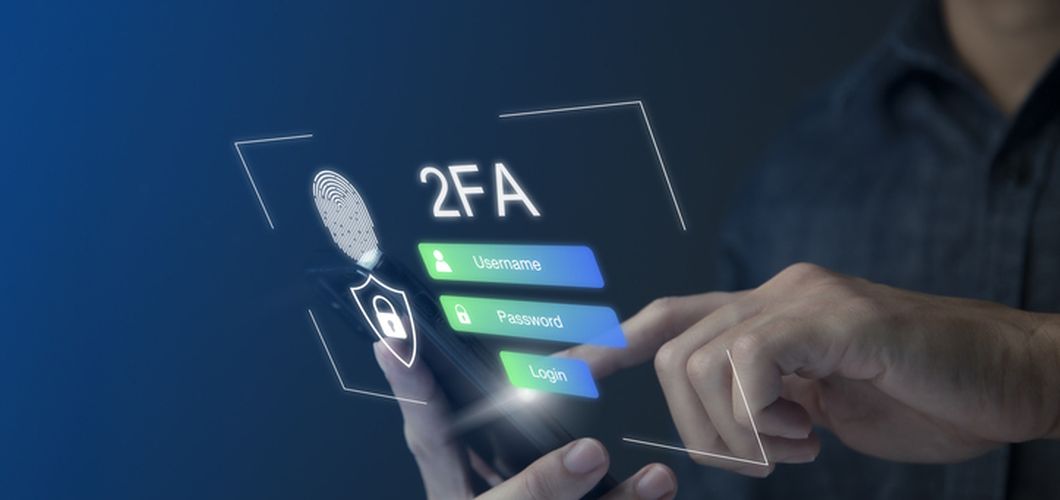 Ilustracija aplikacije za dvofaktorsku autentifikaciju