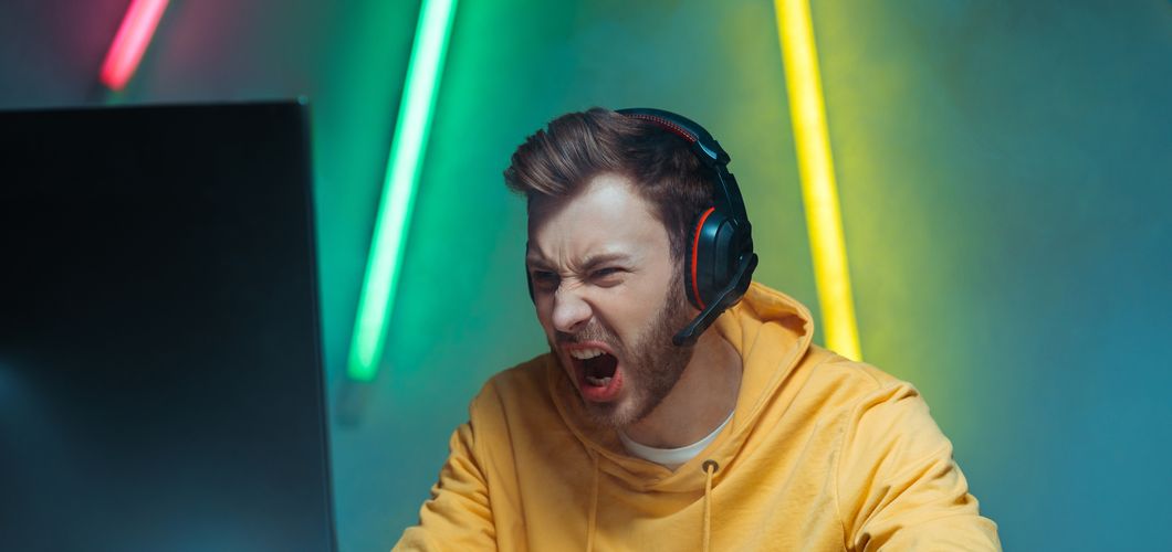 Ljuti gamer, ilustracija