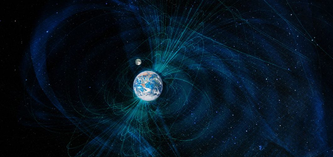 Zemljino magnetsko polje, ilustracija