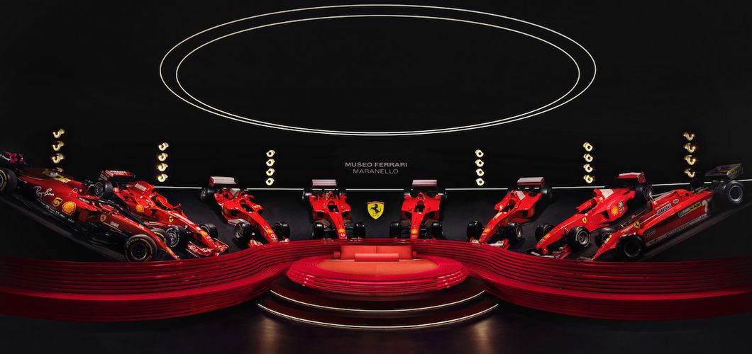 Ferrari soba za spavanje u Ferrarijevom muzeju