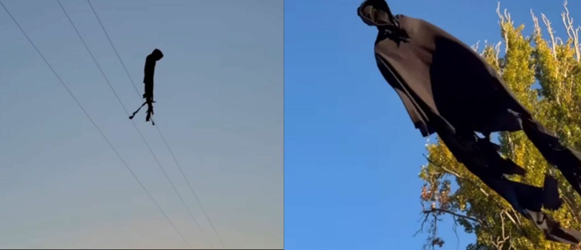 Dron u kostimu Dementora iz Harry Pottera