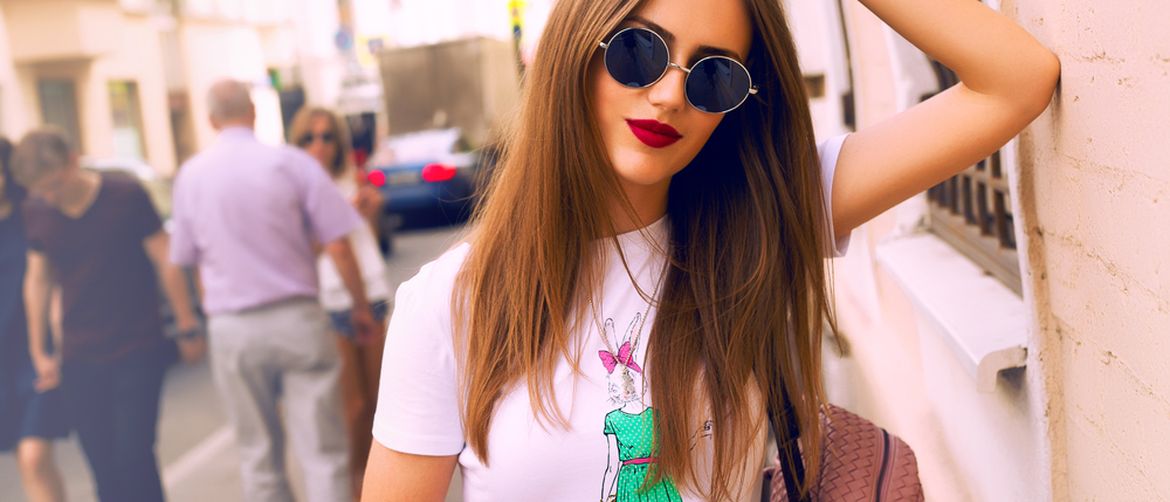 Cura s lijepom kosom