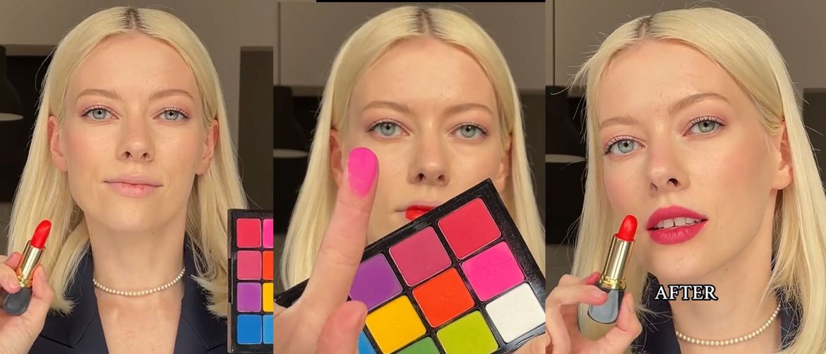 MIjenjanje boje ruža sjenilom