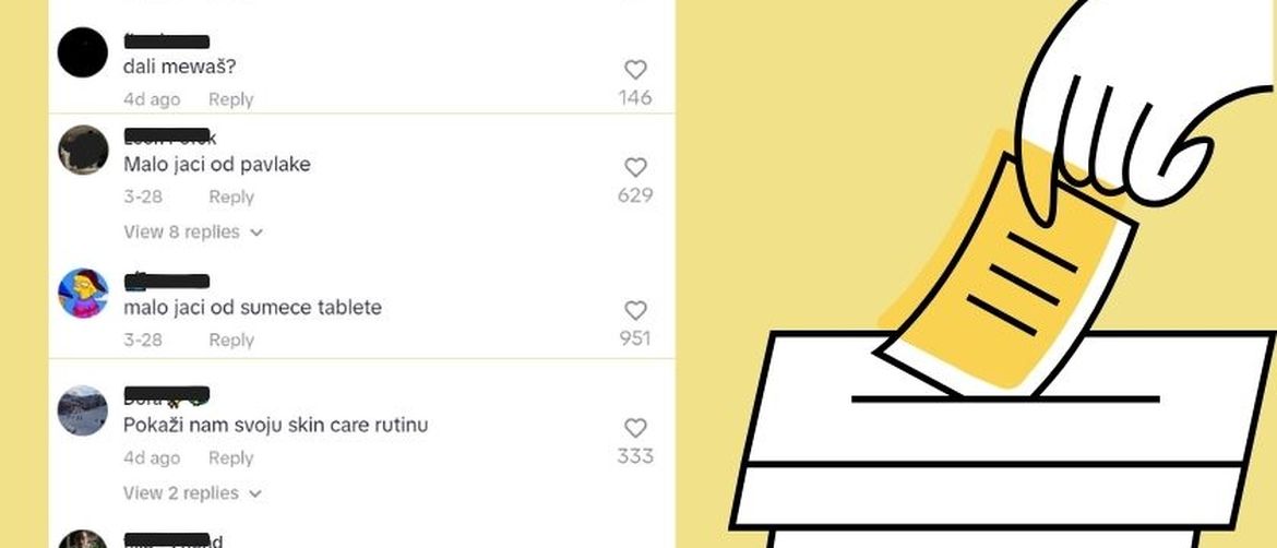 Komentiranje političara na TikToku