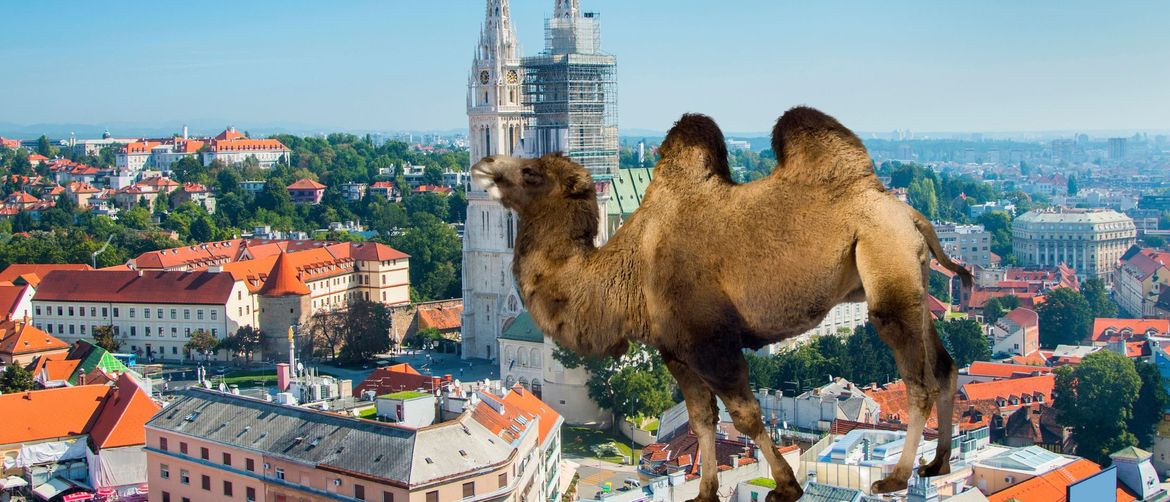 Zagreb iz zraka i deva