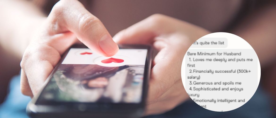 Internetsko upoznavanje i popis zahtjeva jedne korisnice