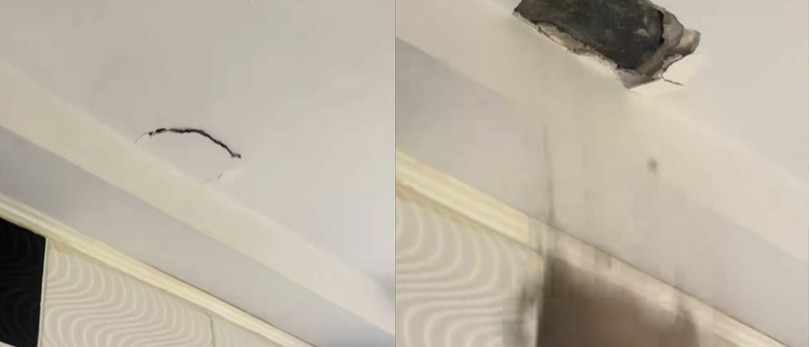 Pad žbuke sa stropa zbog susjedovih radova