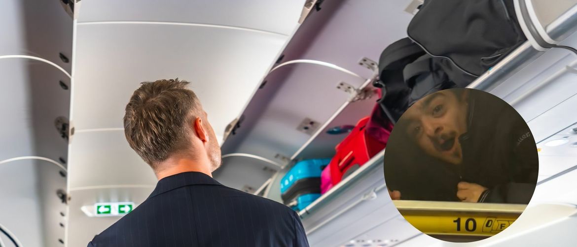 Muškarac sakriven u odjeljku za prtljagu aviona