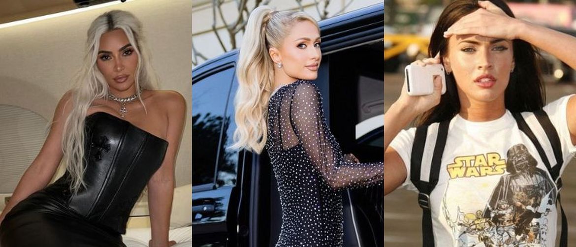 Kim Kardashian, Paris Hilton, Megan Fox