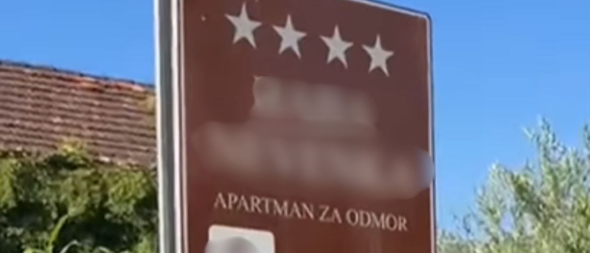 Oglas za apartman na moru