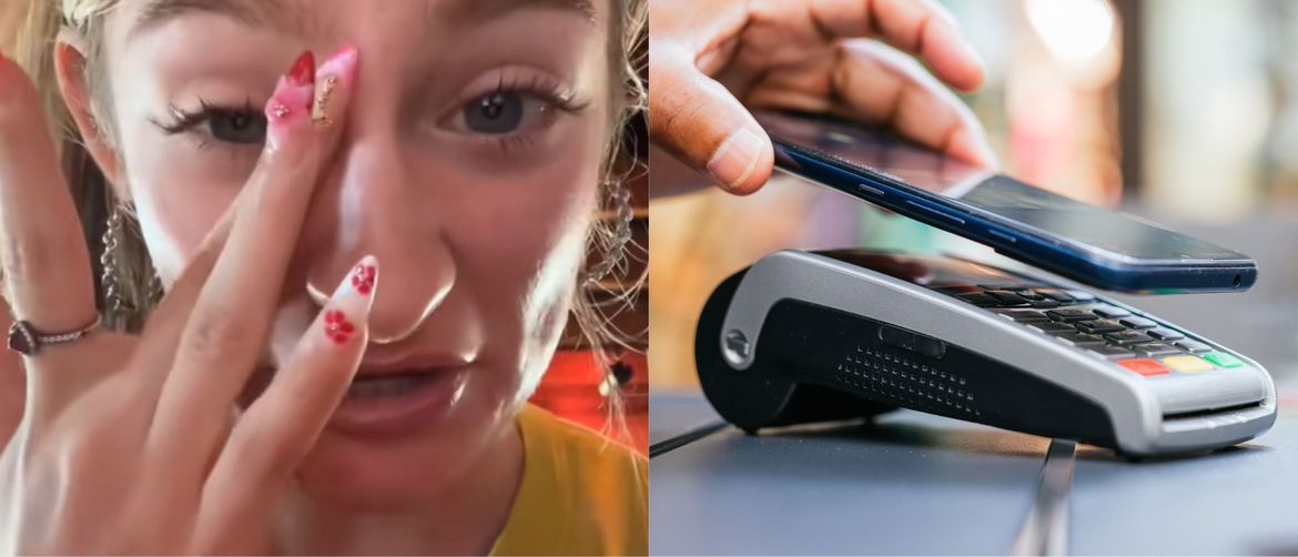 Konobarica Kaylee Silva i beskontaktno plaćanje mobitelom