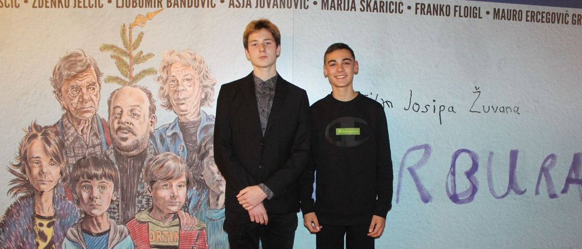 Mlade zvijezde filma „Garbura“ na zagrebačkoj premijeri