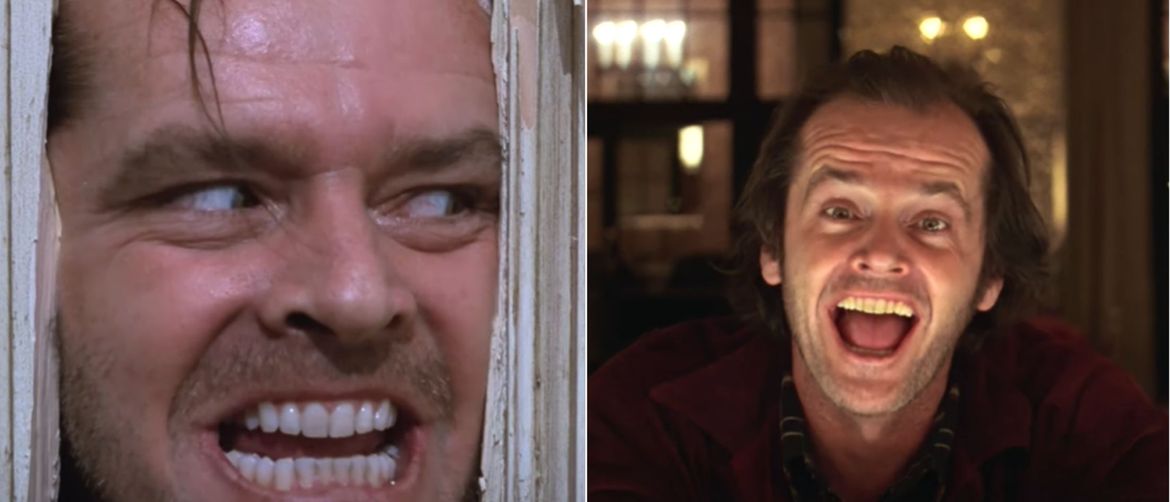 Jack Nicholson u ulozi Jacka Torrencea u filmu Isijavanje (The Shining)