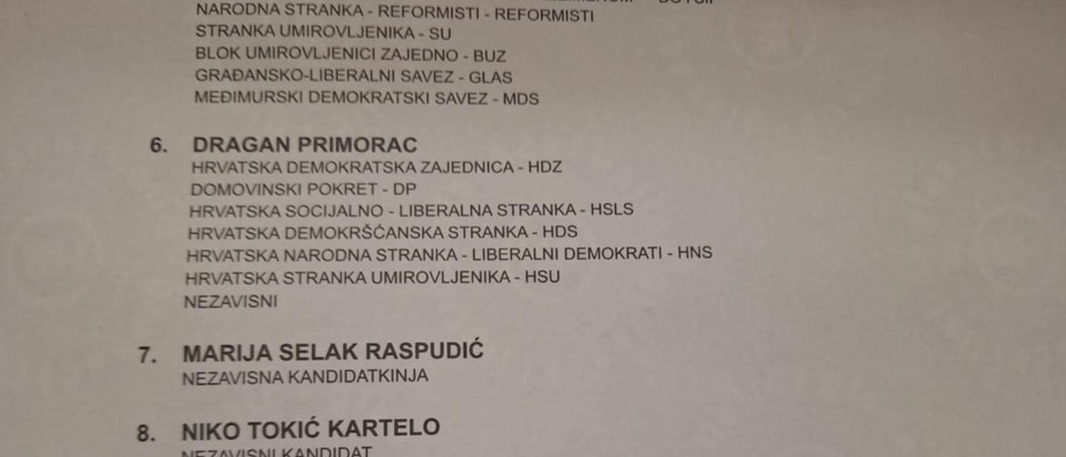 Glasački listić