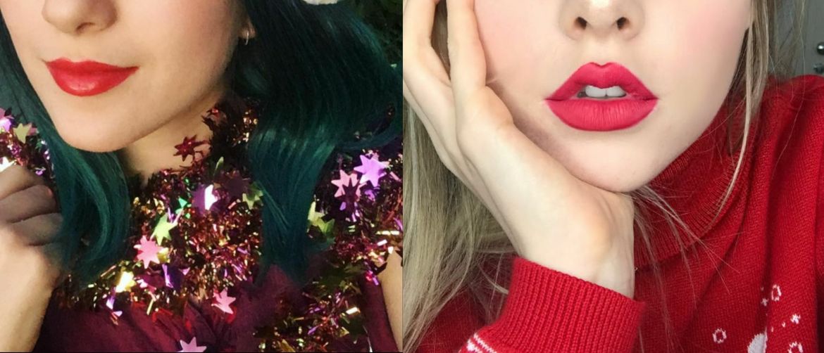 Djevojke s neobičnim božićnim obrvama