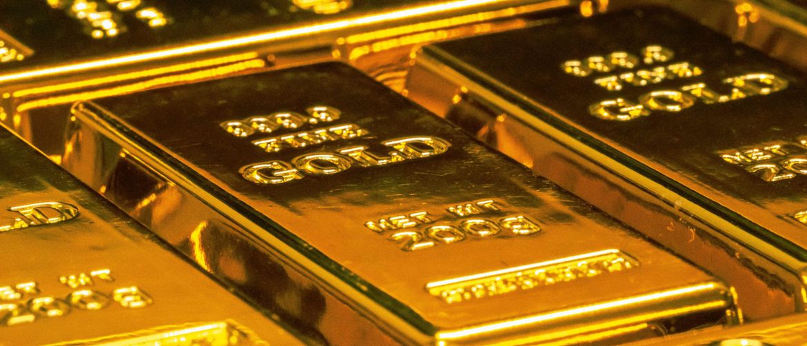 zlatne poluge poslagane jedna do druge s certifikatima i službenom veličinom