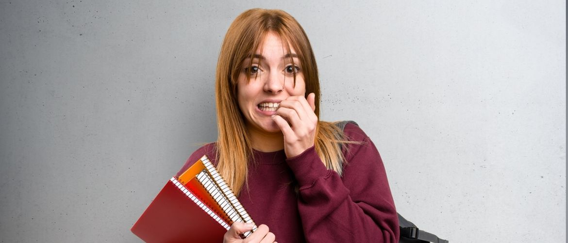 Učenica pod stresom