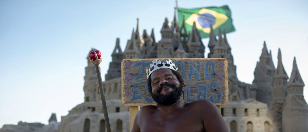 Marcio Mizael Matolias već 22 godine živi u dvorcu od pijeska (FOTO: AFP)
