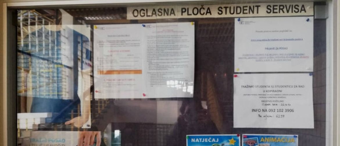 Oglasna ploča student servisa