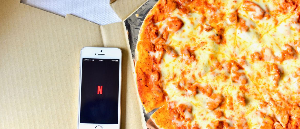 Netflix i pizza