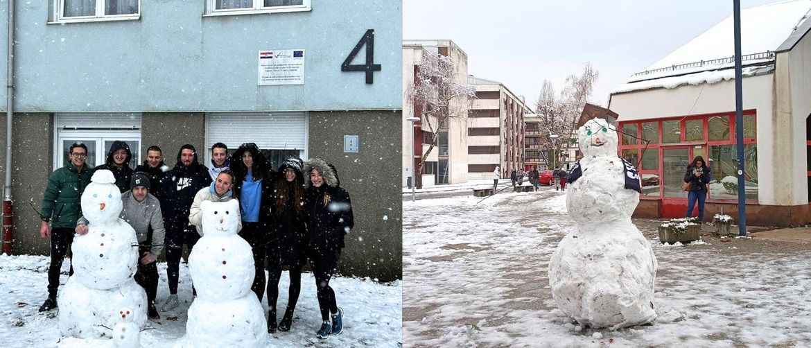 Snježne aktivnosti u zagrebačkim studentskim domovima