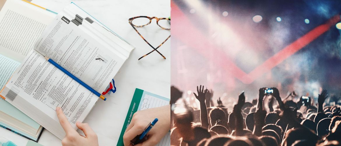 Učenje ili odlazak na koncert?