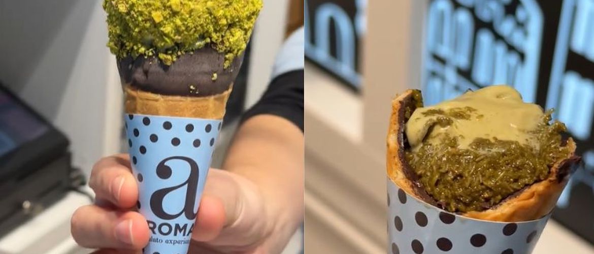 Dubai čokolada sladoled u Zagrebu