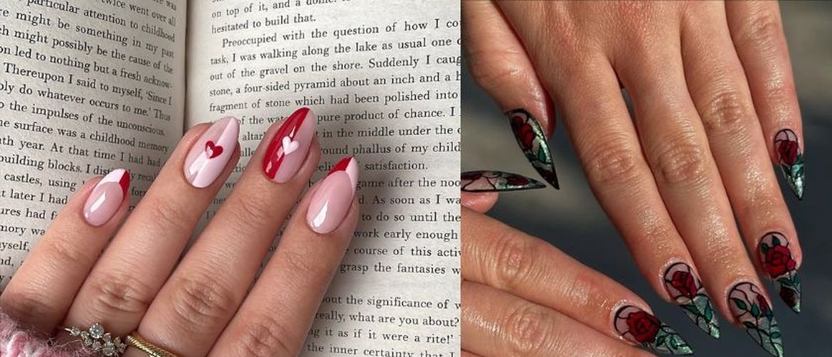 Manikura za Valentinovo