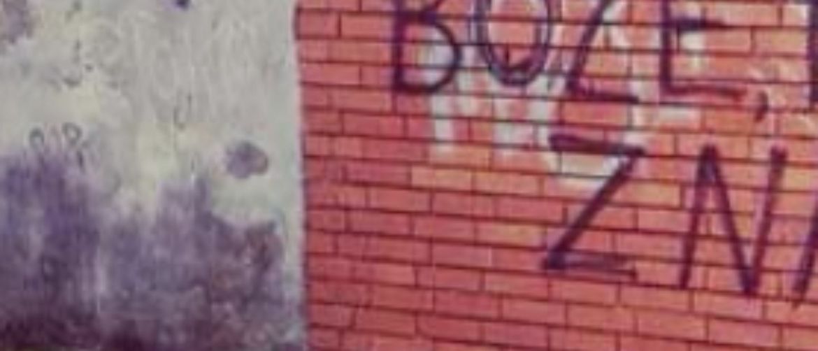 Urnebesan grafit na zidu u Hrvatskoj