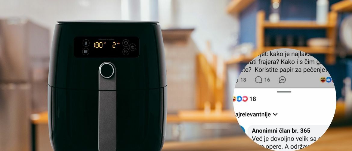 Friteza na vrući zrak i urnebesno pitanje