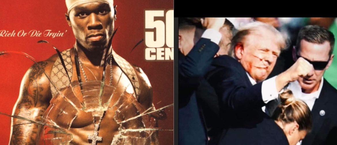 Reper 50 Cent na naslovnici albuma i pokušaj atentata na Donalda Trumpa