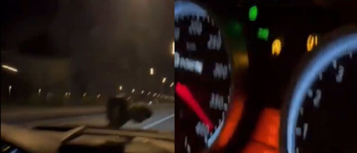 Snimka brze vožnje kroz Varšavu