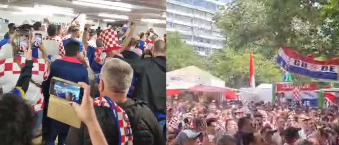 Hrvatski navijači u Berlinu