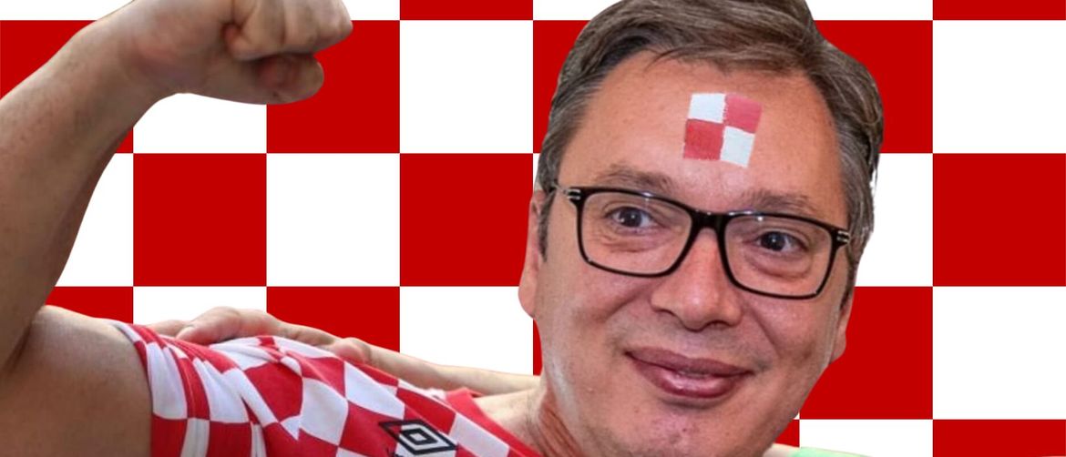 Srpski predsjednik Vučić u hrvatskom dresu