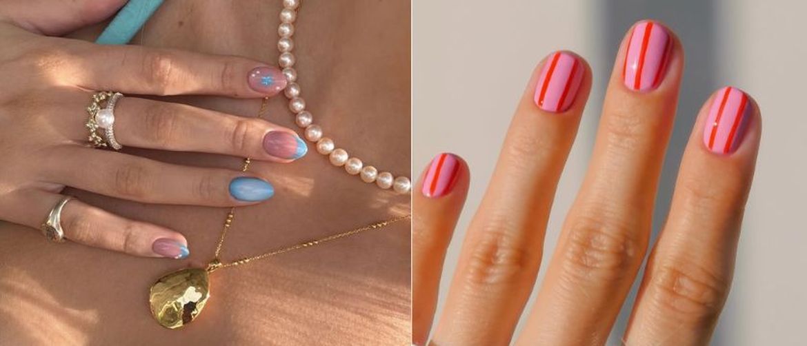 Ljetne manikure za kratke nokte