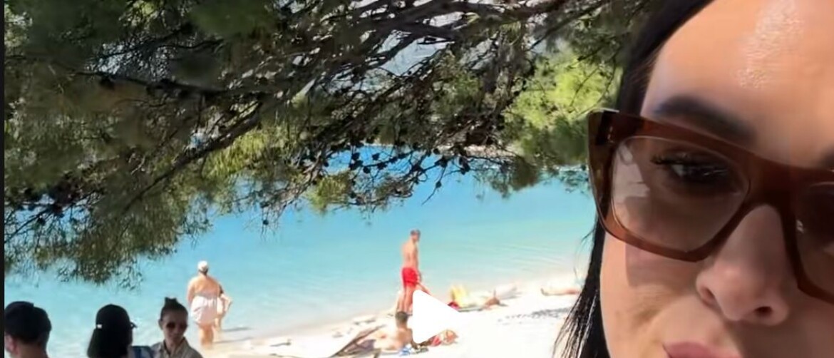 Ivana Nešić na plaži Punta rata