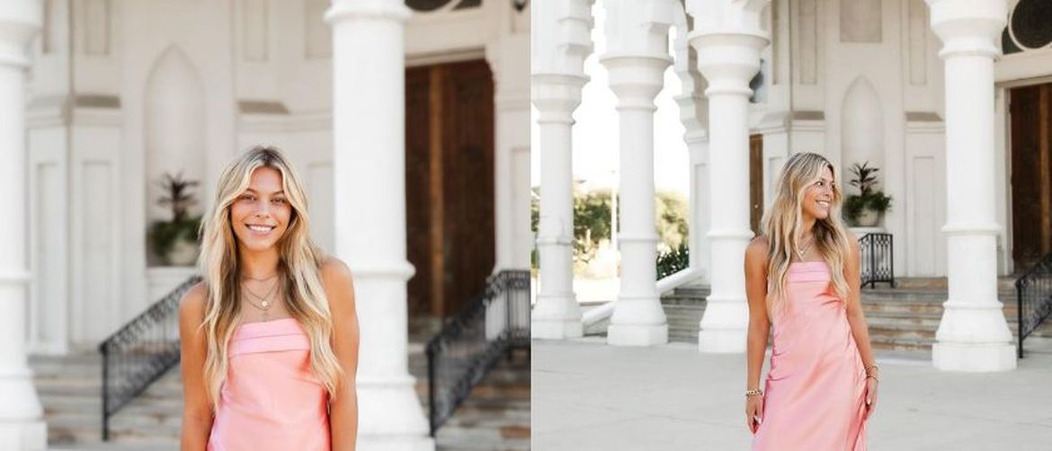 Ružičasta svečana haljina