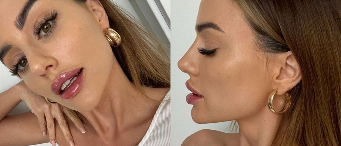 Djevojka s punim usnama