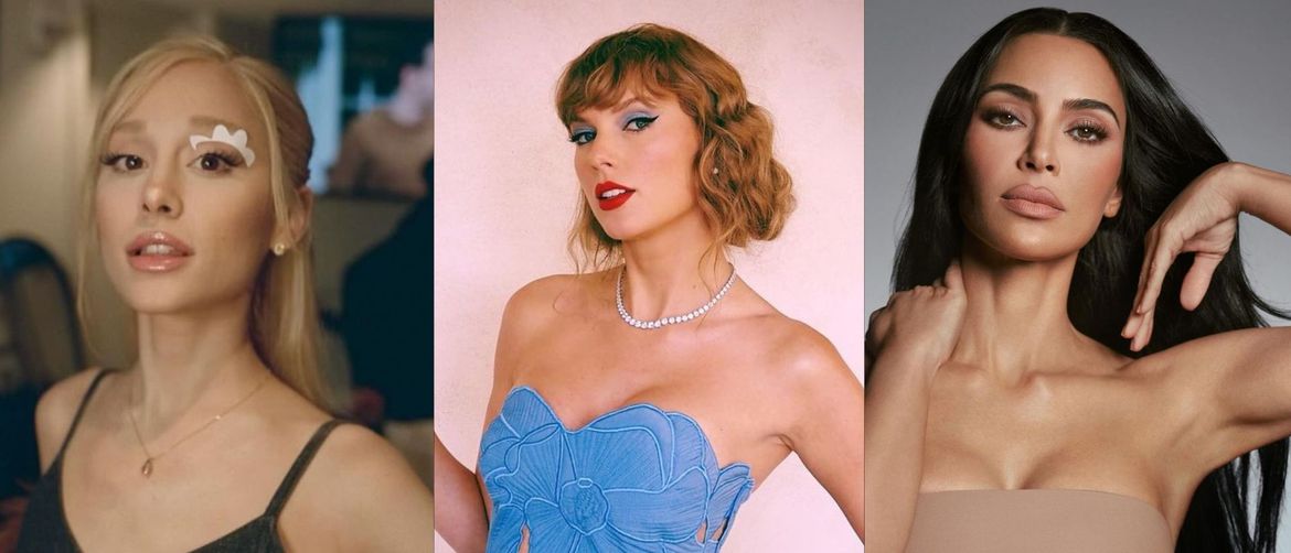 Ariana Grande, Taylor Swift, Kim Kardashian
